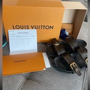 Used Louis Vuitton mule sandals
